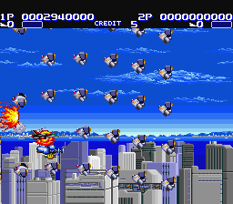 Aero Blasters (J) - screen 2